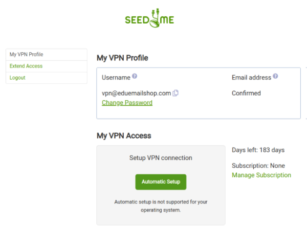 How To Get Seed4Me Premium For FREE Edu Email Shop 3
